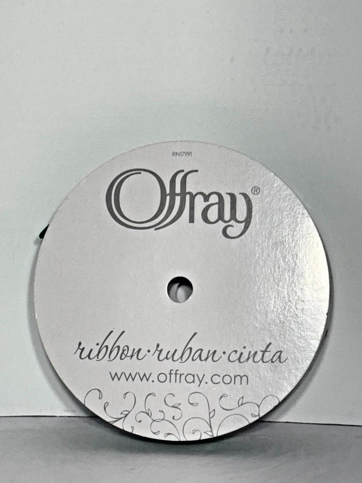 Berwick Offray Linen Wired Edge Ribbon Lot 4 Colors 1.5"x50yd Craft Gift Decor - Image 4 of 4