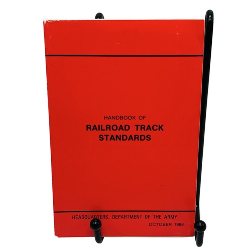 Department of the Army Railroad Track Standards Handbook Paperback 1988