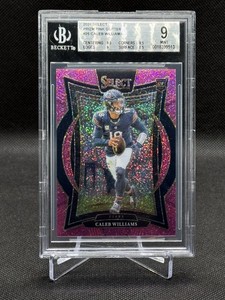 2024 Select Caleb Williams /15 Pink Glitter BGS PSA 9 Concourse Bears Rookie RC