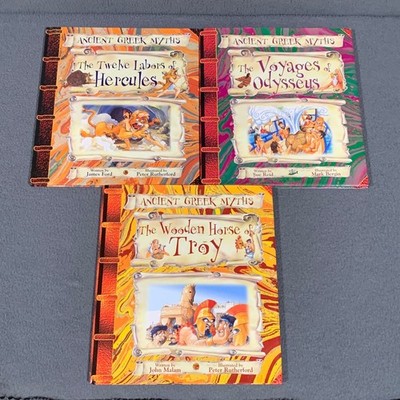 Sandy Creek Ancient Greek Myths Kids Book Set Hercules Odysseus Troy Mythology