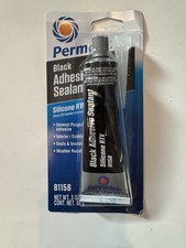 Multi-Purpose Black Silicone Sealant 3 oz Flexible Waterproof Repair NEW