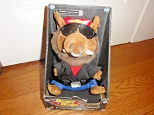 Vintage Gemmy Road Hogs Sings 'I'm Bad, I'm Nationwide' 2007 Plush Pig In Box