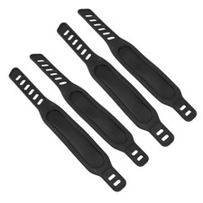 2 Pair Exercise Pedal Straps Adjustable Length Universal Pedal Strap Fits