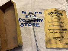 Vintage Indestro 14 Torque Wrench No. 8099-14 Beam Type With Box Vintage Indestro 14 Torque Wrench No. 8099-14 Beam Type With Box