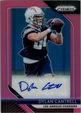 2018 Panini Prizm Rookie Autographs Prizms Pink #84 Dylan Cantrell Auto - FB