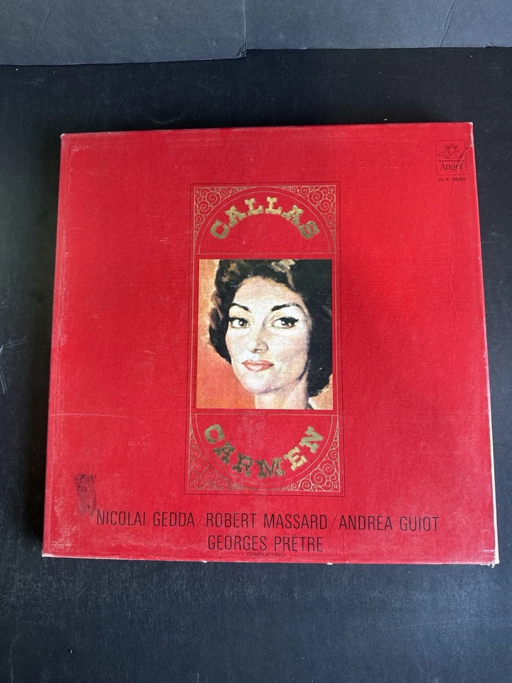 Callas Carmen Opera Box Angel Records Untested - Image 2 of 4
