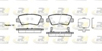Roadhouse BremsbeläGe BremsklöTze Hinten FüR Hyundai I10 BA IA 1.0 Tucson JM