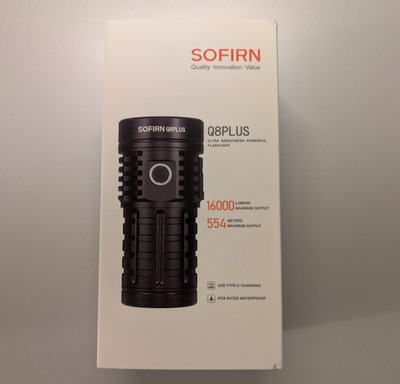 Sofirn Q8 Plus LED Taschenlampe 16000 Lumen 5000K-5300K Anduril UI 3x 21700 Akku