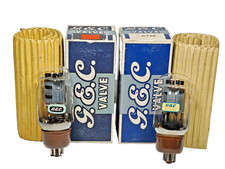 PAAR VON CURVES KT66 GEC TWIN HALO GETTERS RÖHRE GETESTET MIT ROETEST V10 NEU