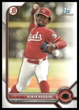 2022 Bowman Draft #BD-140 Kenya Huggins Cincinnati Reds NM+