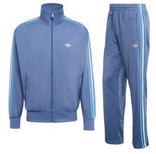 Adidas Originals Firebird Suit Jacket Pants CREW BLUE White Men's XL