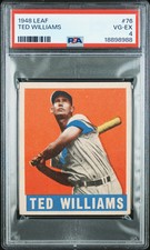 1948 Leaf Ted Williams #76 PSA 4
