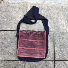 vintage crochet handmade shoulder bag