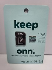 Onn MicroSDXC Card SD Card 100006050 New Sealed