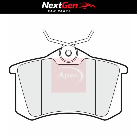 Apec Brake Pads for Opel Crossland X / Crossland p17 P2qo 2017 on