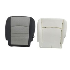 Gray Driver Side Bottom and Foam Cushion Replacement Seat Cover Compatible