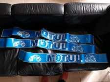 AUTOCOLLANTS  RENAULT 3 PARE SOLEIL BANDE PUBLICITAIRE MOTUL VINTAGE COURSE AUTO