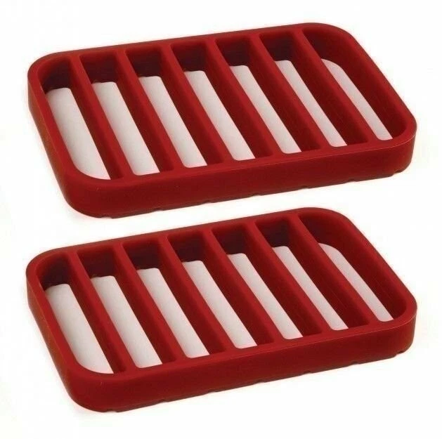 Norpro Nonstick Silicone Roast Rack / Trivet 2 PACK - Healthy Turkey Roasting
