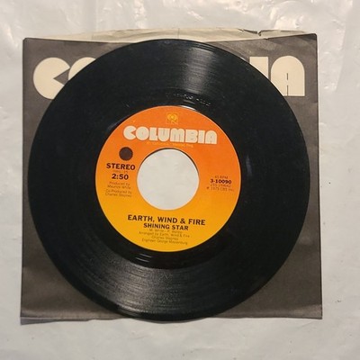 Earth, Wind & Fire -  Shining Star/ Yearnin' Learnin' - Columbia 45 RPM Record