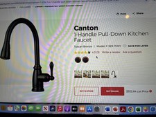 Pfister Canton Single-handle Pull- Down Kitchen Faucet in Tuscan Bronze