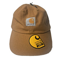 Carhartt Hat Cap Strap Back Canvas Brown Patch Kids Youth Outdoor Play Child