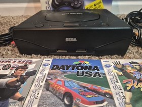 Sega Saturn USA Console Complete in Original Box CIB TESTED WORKING