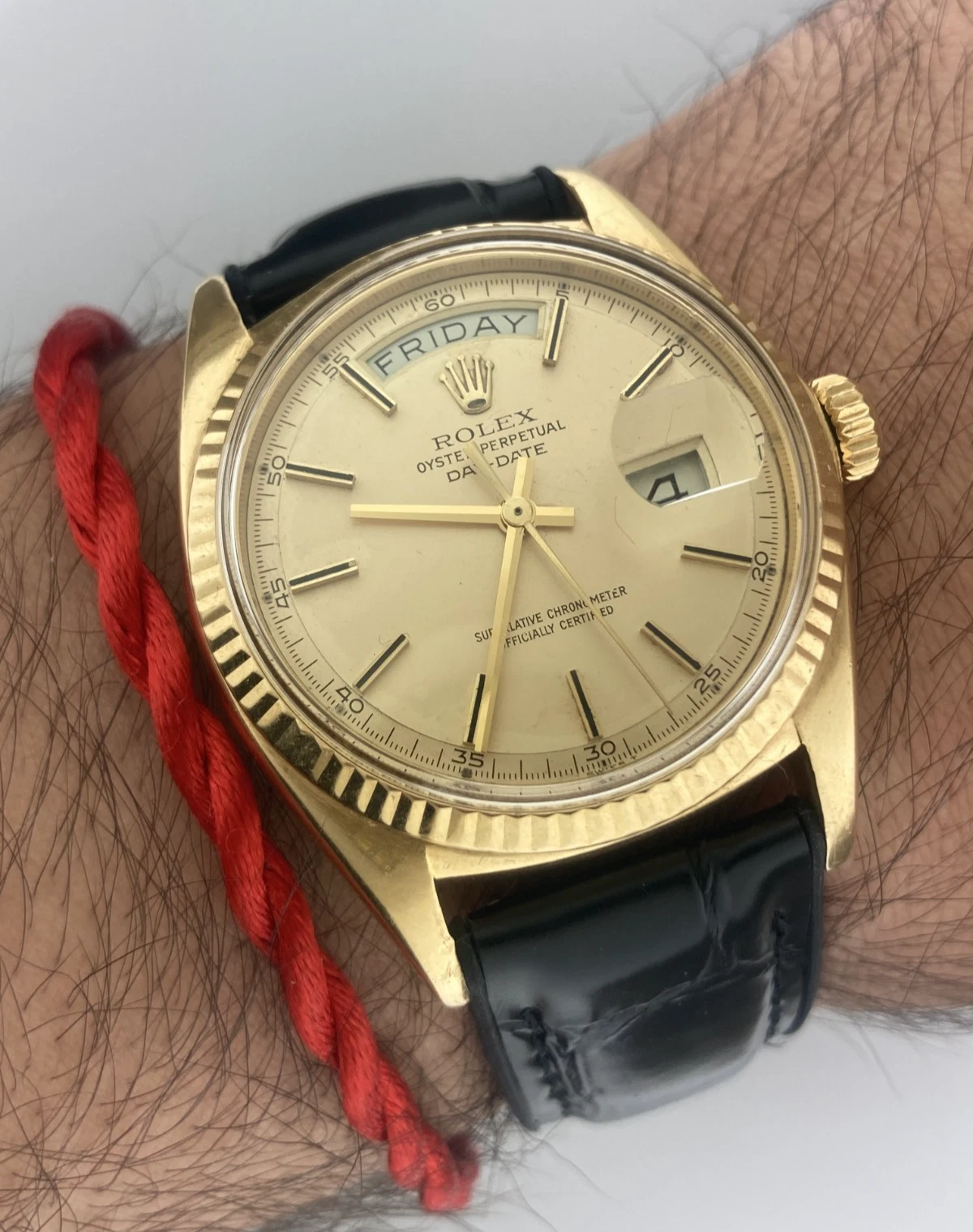 Rolex 36mm 1803 Day-Date Presidential  18k Solid Yellow Gold Automatic Pie Pan