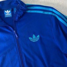 Adidas Firebird Blue Track Top Jersey Men s Size 100