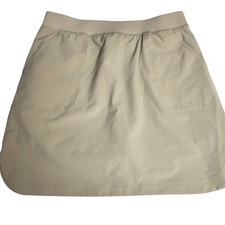 Nautica Girls Khaki Performance School Uniform Skort Size 10 NUFIC02S NWT