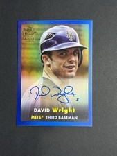 2024 Topps Archives Fan Favorites Autographs David Wright #FF-DW Blue 23/25 Mets