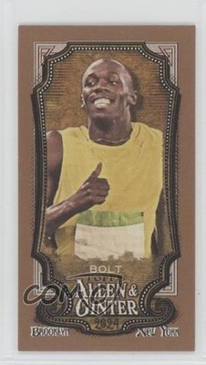 2024 Topps Allen & Ginter Mini Gold Border Usain Bolt #208 Rookie RC 10k8