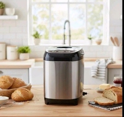 Hamilton Beach Artisan Bread Maker 2lb 14 Settings Black & Stainless Steel