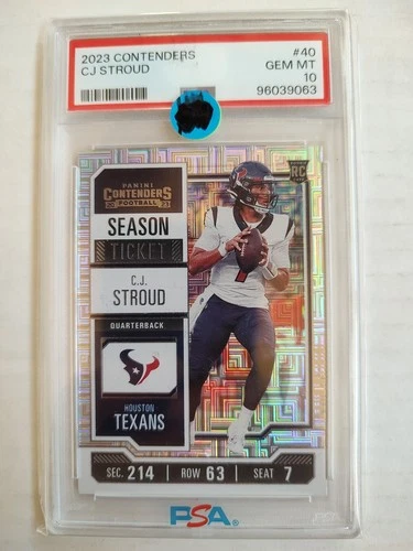 2023 Contenders - CJ Stroud  RC Mojo - PSA 10