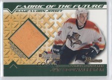 2002-03 Bowman YoungStars Fabric of the Future Jay Bouwmeester #FFJ-JB 0a1