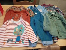 Large Bundle Of Boys Spring Clothes. Age 12 To 18 Months Good Used Cond. 10 Item