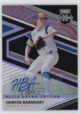 2020 Panini Elite Extra Edition Signatures Hunter Barnhart #103 Auto 08jk