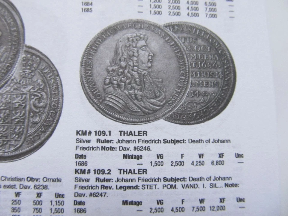 Стандартный каталог немецких монет 1501-настоящее время Германия монета книга в 2 томах 364 - Изображение 3 из 4