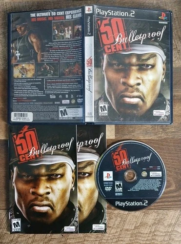 50 Cent: Bulletproof (Sony PlayStation 2, 2005) PS2 Complete CIB - Tested