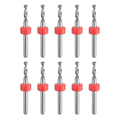2,55mm Hartmetall CNC Gravur Print Circuit Board PCB Bohrer Bits 10 Stück