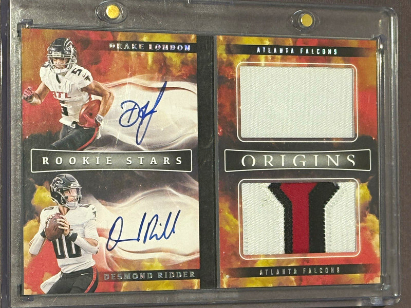 4/10 Panini 2022 Origins Rookie Stars DPS-ATL London Ridder Dual Patch Autos