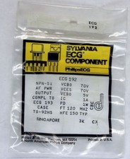 Phillips ECG192 NTE192 NPN-Si, AF Pwr Output