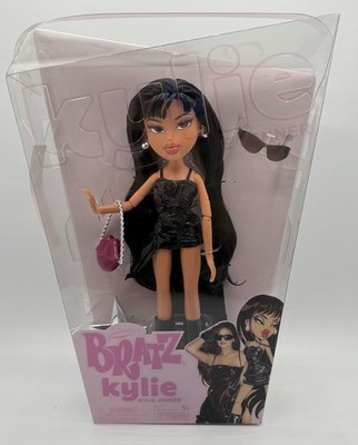 2023 Bratz x Kylie Jenner Fashion Doll & Accessories Black Latex Style Dress NEW
