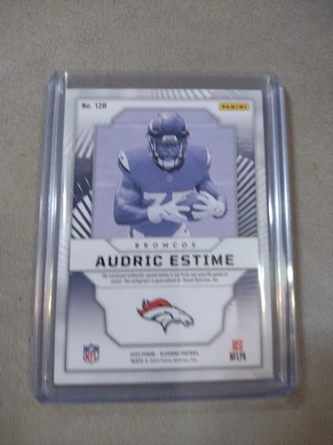 2024 PANINI RPA Audric Estime ROOKIE PATCH AUTO RC /199 CHEAPEST ON EBAY BRONCOS - Picture 14 of 16