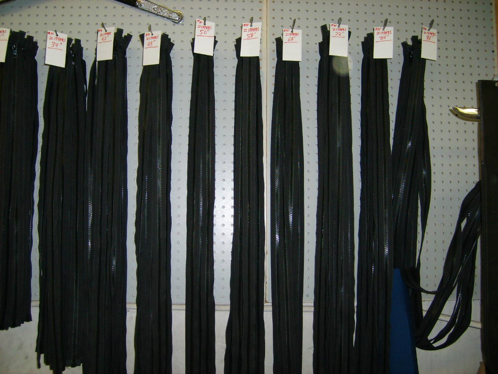 96 inch Open ended, Double pull YKK #10 MARINE ZIPPERS.BLACK or
