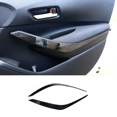 Fit For Toyota Corolla 20202022 Black Titanium Interior Door Armrest Cover Trim eBay