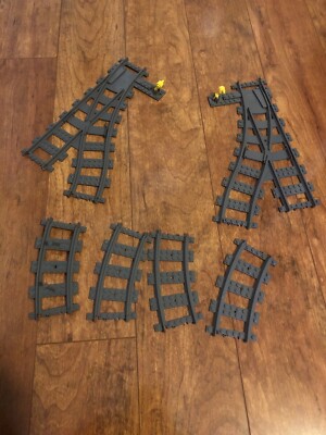 LEGO City Switch Tracks 60238 Building Kit, 8 Pieces ,No Box!