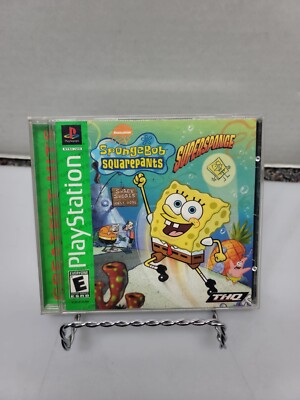 SpongeBob SquarePants: SuperSponge CIB (Sony PlayStation 1, PS1) Complete Tested
