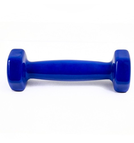 Mancuernas Pesas de 0,5 Kg fitness musculación ejercicio antiresbalantes azul 2 - Imagen 4 de 4