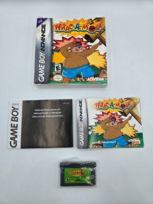Whac-A-Mole (Nintendo Gameboy Advance, GBA) - Complete - CIB