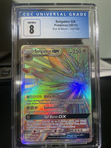 Solgaleo-GX graded CGC 8 for sale on eBay
